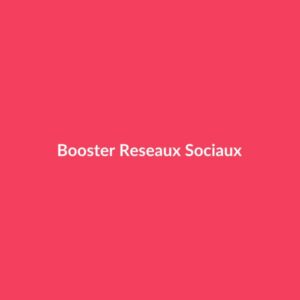 Booster Réseaux Sociaux — Mensuel